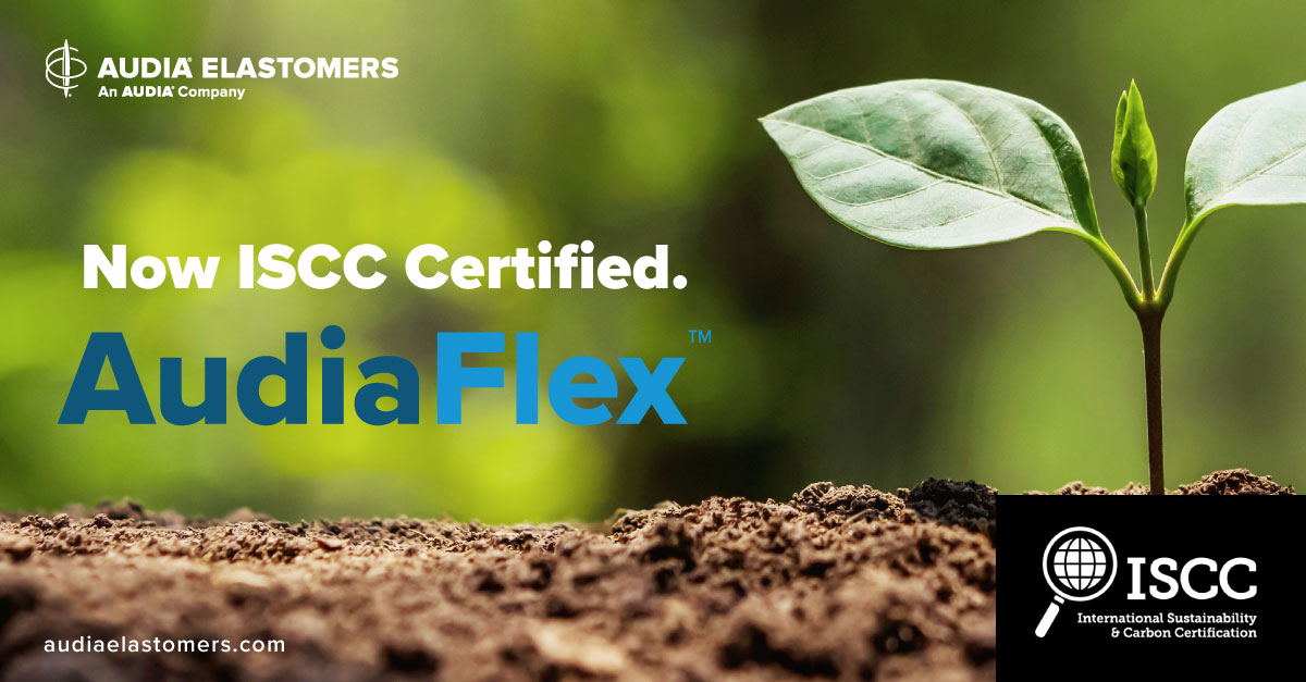 Audia Elastomers Audiaflex Is Now Iscc Certified