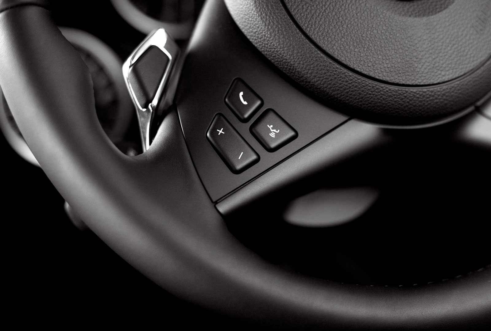 image of car steering wheel