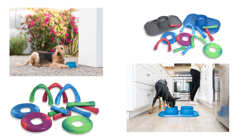 West Paw Collection of Pet Accessories Made With Ocean-Bound Plastic