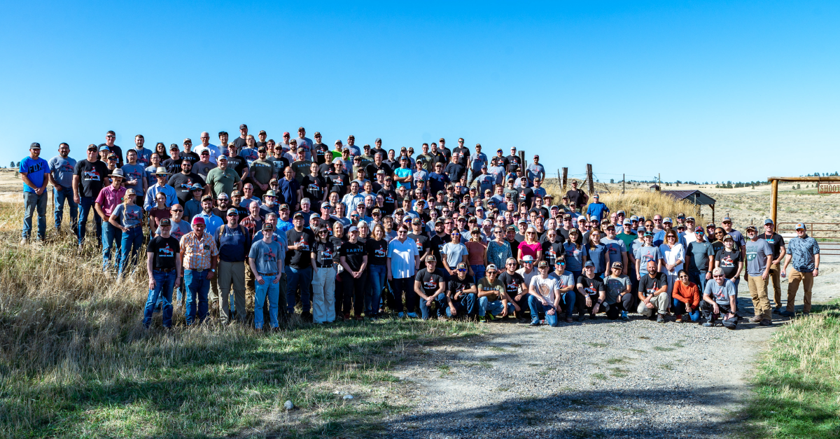 Group photo of employees at Audia Joint Team 2024.